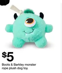 Target Boots & Barkley monster rope plush dog toy offer