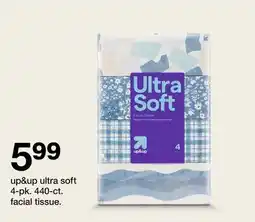 Target up & up ultra soft 4-pk. 440-ct. facial tissue offer