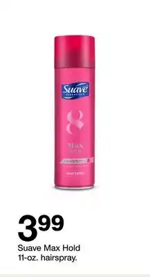 Target Suave Max Hold 11-oz. hairspray offer