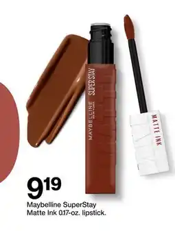 Target Maybelline SuperStay Matte Ink 0.17-oz. lipstick offer