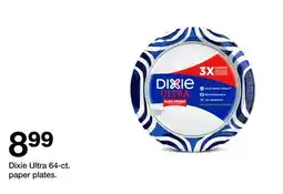 Target Dixie Ultra 64-ct. paper plates offer