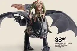 Target How to Train Your Dragon Viking & Toothless action figures offer