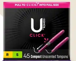 Target U by Kotex Click 45-ct. multipack tampons offer