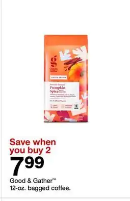 Target Good & Gather 12-oz. bagged coffee offer