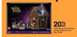 Target LEGO Disney Hocus Pocus cottage building toy set offer