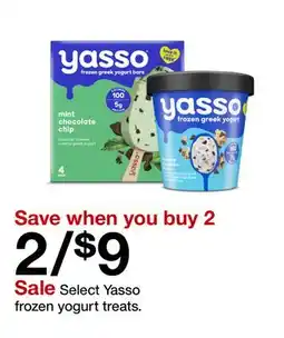 Target Select Yasso frozen yogurt treats offer