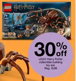 Target LEGO Harry Potter collectible building toy set offer