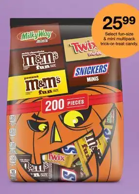 Target Select fun-size & mini multipack trick-or-treat candy offer