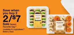 Target Select Favorite Day cookies & cupcakes.† offer