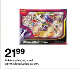 Target Pokémon trading card game: Mega Latias ex box offer
