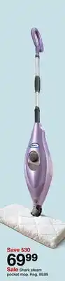 Target Shark steam pocket mop offer