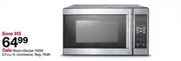 Target Black + Decker 700W 0.7-cu.-ft. microwave offer