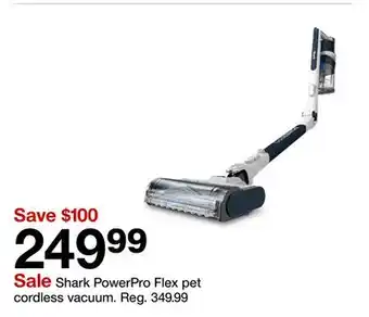 Target Shark PowerPro Flex pet cordless vacuum offer
