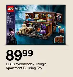 Target LEGO Wednesday Thing's Apartment Building Toy offer