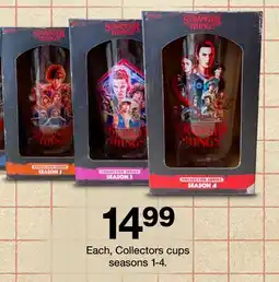 Target Collectors cups seasons 1-4 offer