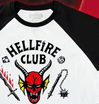 Target Men's Hellfire Club raglan baseball graphic t-shirt offer