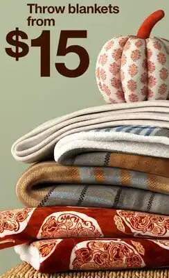 Target Throw blankets offer