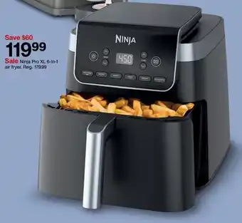 Target Ninja Pro XL 6-in-1 air fryer offer