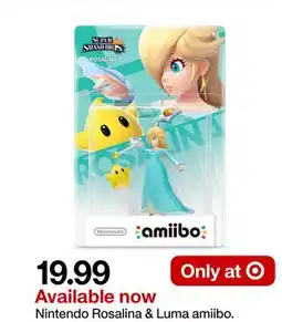 Target Nintendo Rosalina & Luma amiibo offer
