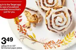 Target up&up 44-ct. 8.5 fall-themed paper plates offer