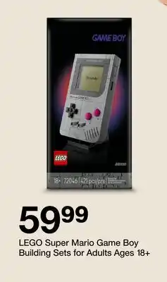 Target LEGO Super Mario Game Boy Building Sets for Adults offer