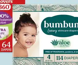 Target bumbum Luxury Skincare 114-ct. diapers offer