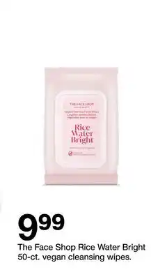 Target The Face Shop Rice Water Bright offer