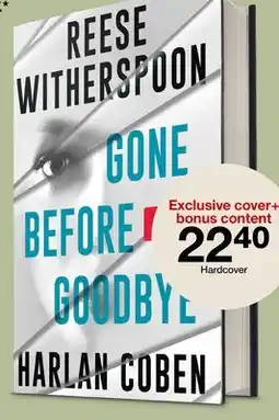 Target GONE BEFORE GOODBYE offer