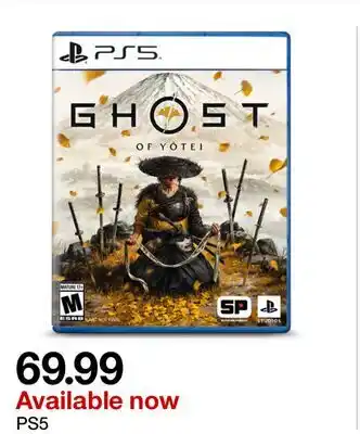 Target PS5 Ghost of Yotei offer