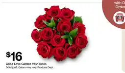Target Good Little Garden fresh roses bouquet offer