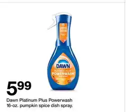 Target Dawn Platinum Plus Powerwash 16 - oz. pumpkin spice dish spray offer