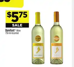 Dollar General Barefoot Wine offer