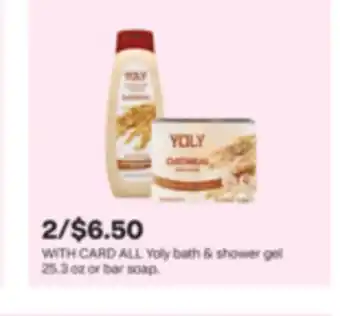 CVS ALL Yoly bath & shower gel 25.3 oz or bar soap offer