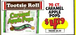 Ollie's CARAMEL APPLE POPS offer