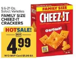 Food Lion Family size cheez-it crackers offer