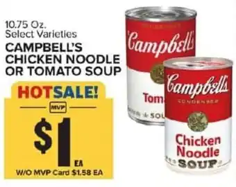 Food Lion Campbell's chicken noodle or tomato soup offer
