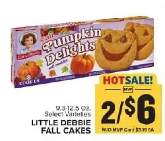 Food Lion Little debbie fall cakes offer
