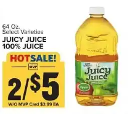 Food Lion Juicy juice 100% juice offer