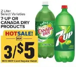 Food Lion 7-up or canada dry products offer