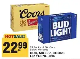Food Lion Bud, miller, coors or yuengling offer