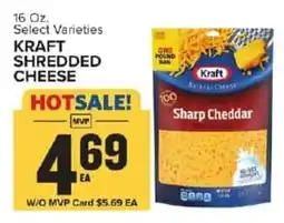 Food Lion Kraft shredded cheese offer