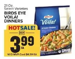 Food Lion Birds eye voila! dinners offer