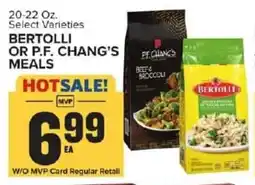 Food Lion Bertolli or p.f. chang's meals offer