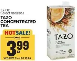 Food Lion Tazo concentrated tea offer