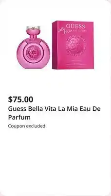 JC Penney Guess Bella Vita La Mia Eau De Parfum offer