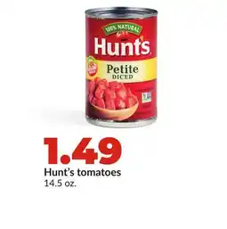 Hy-Vee Hunt's tomatoes offer
