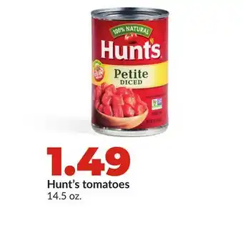 Hy-Vee Hunt's tomatoes offer