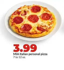 Hy-Vee MIA Italian personal pizza offer