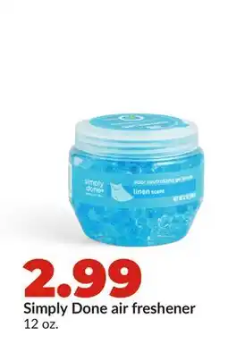 Hy-Vee Simply Done air freshener offer