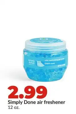 Hy-Vee Simply Done air freshener offer